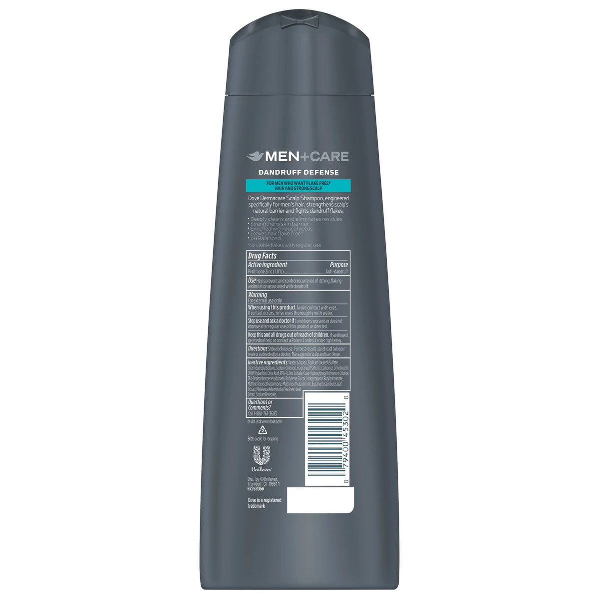 Dove Men+Care Men + Care Dandruff Relief Shampoo Plus Conditioner, 12 fl oz