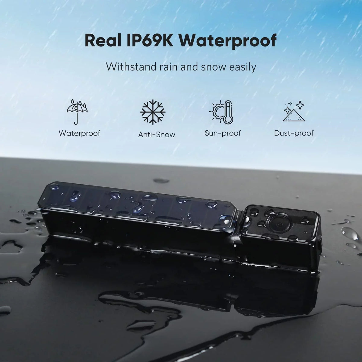 Wireless Backup Camera Solar Rear View Parking System for Car, 2 Channels Reverse Camera Wireless with Monitor Easy Installation,Solar Battery License Plate Camera for Trailer