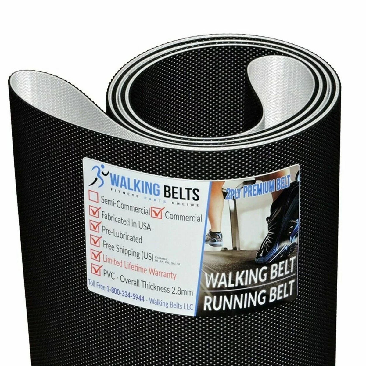 Life Fitness Treadmill Walking Belt 2ply Premium Serial 4500 548366-