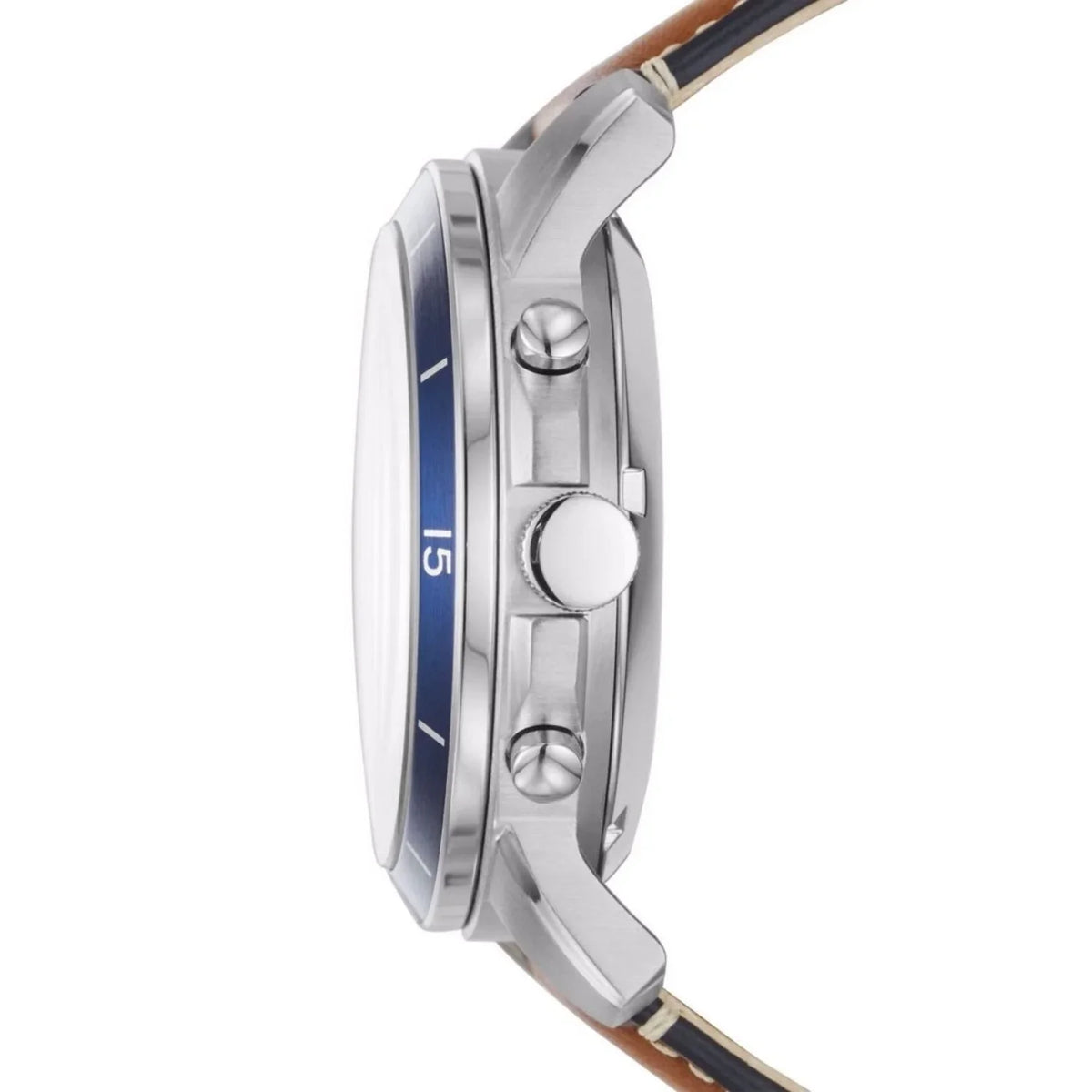 Fossil Men's Grant  Silver Stainless-Steel Automatic Dress Watch