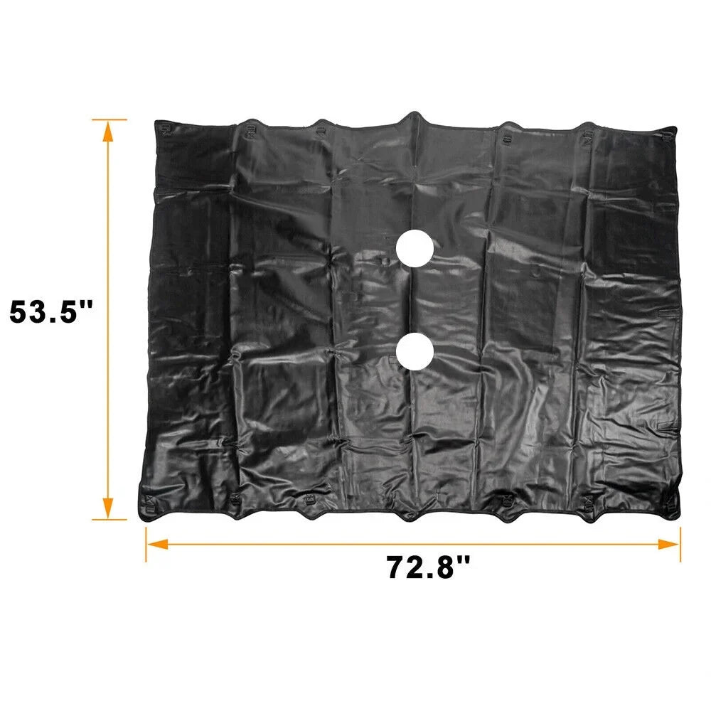 Enhance Your Jeep Wrangler   07-18 with Leather Top Sunshade Protection - Ultimate Sun Protection and Easy Installation
