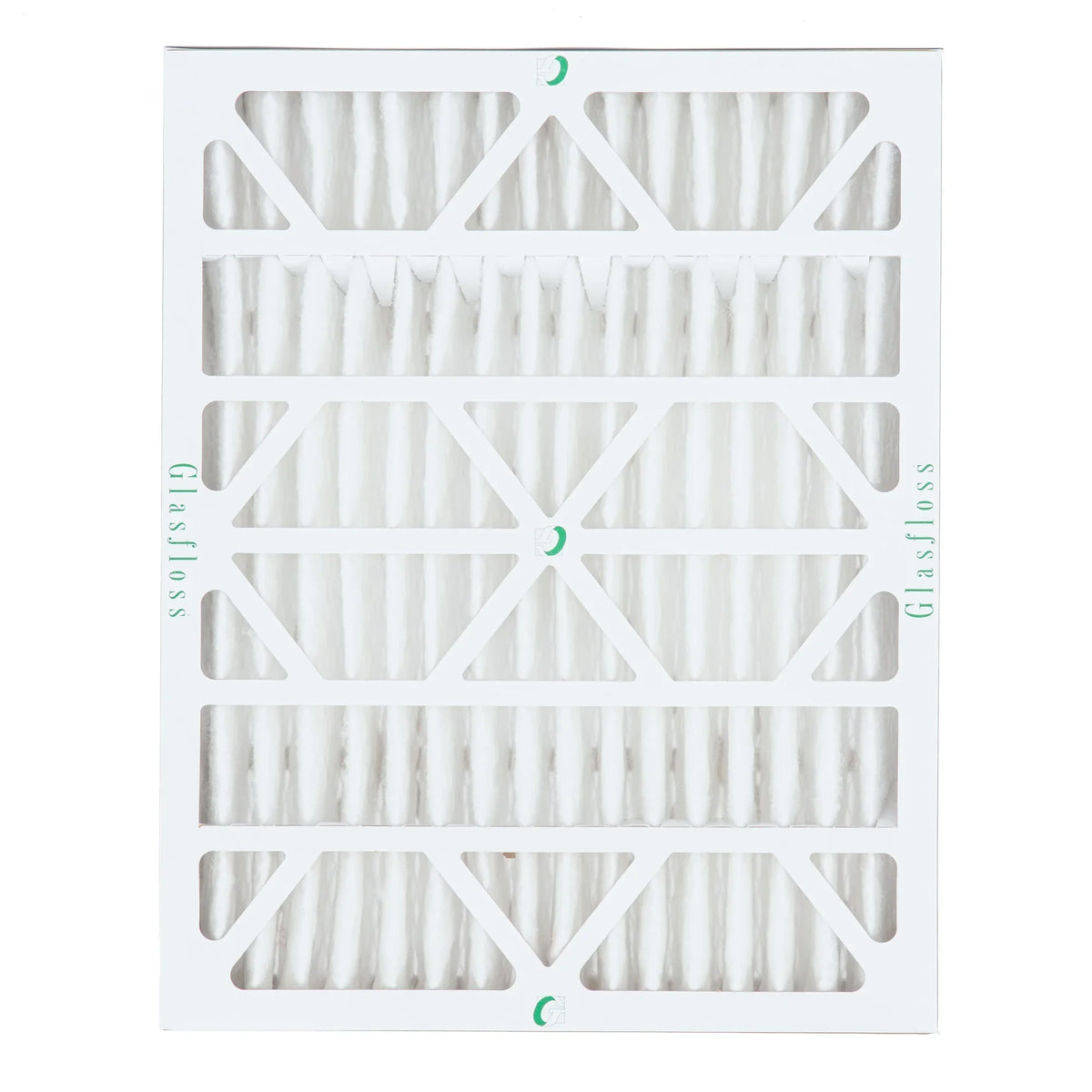 20x24x4  10 Pleated  Furnace Air Filters by Glasfloss Industries. ( 3 Pack ) Exact Size: 19-3/8 x 23-3/8 x 3-3/4
