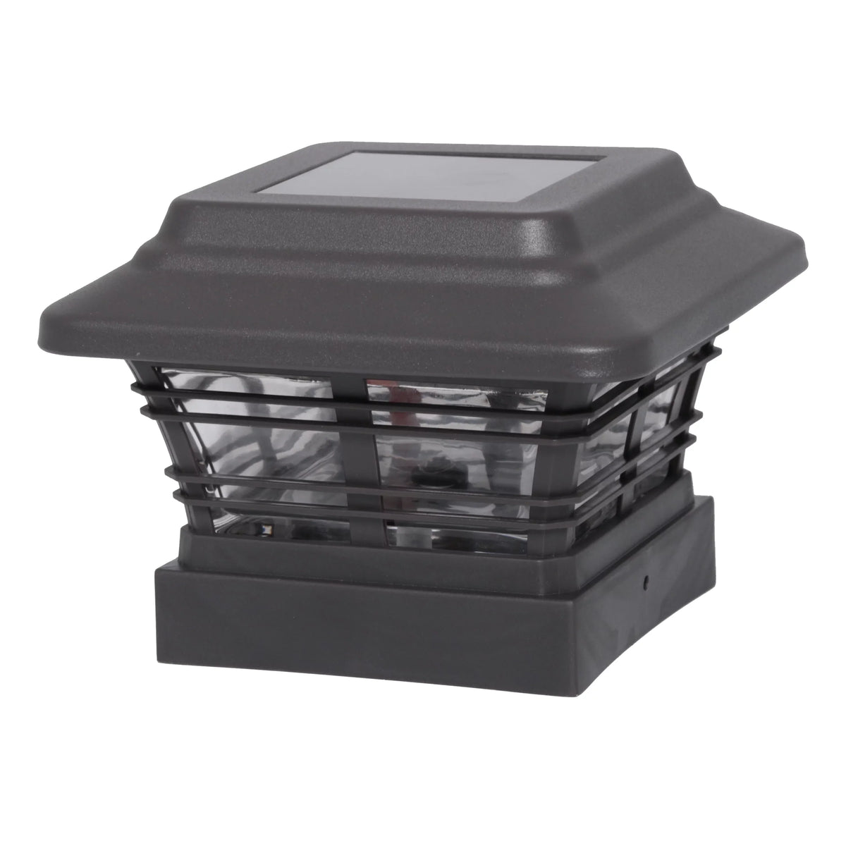 Better Homes & Gardens Solar Powered 4'' x 4'' Post Light,  Light (4-Pack)