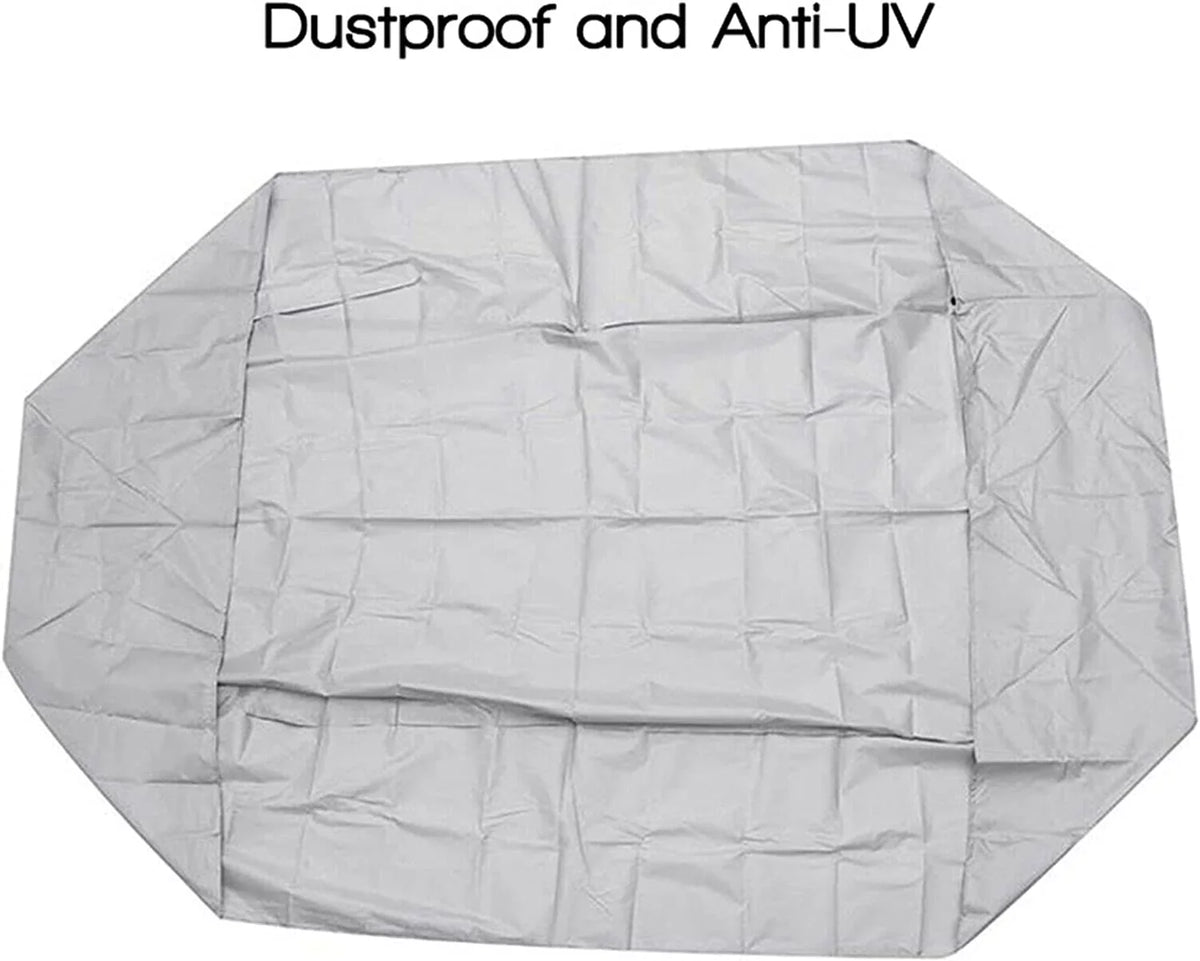 Durable Waterproof Dustproof Boat Cover Inflatable Boat Dinghy Cover Silver Grey