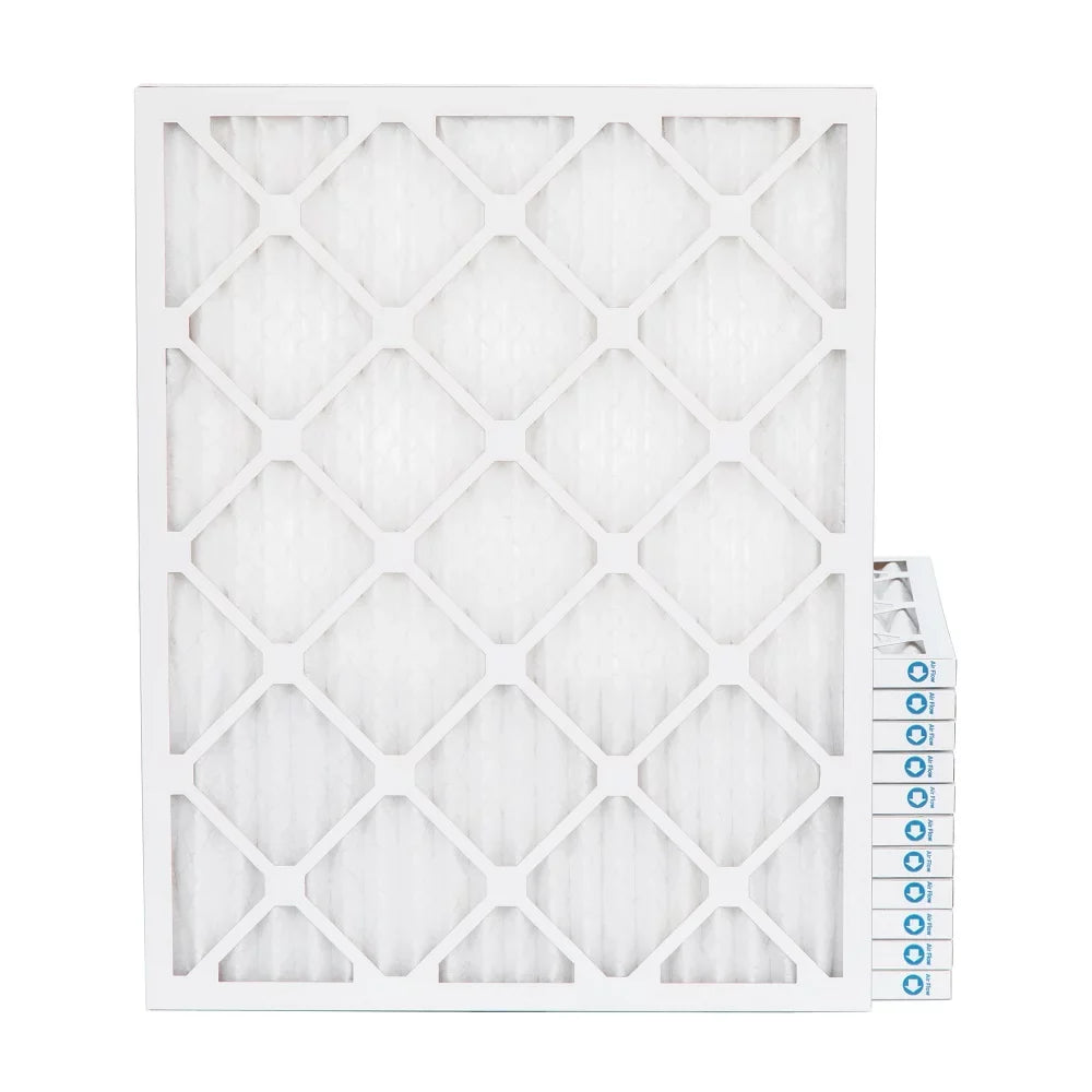 Pamlico Air 20x24x1  8 Pleated  Furnace Air Filters. Case of 12. Actual Size: 19-1/2 x 23-1/2 x 3/4