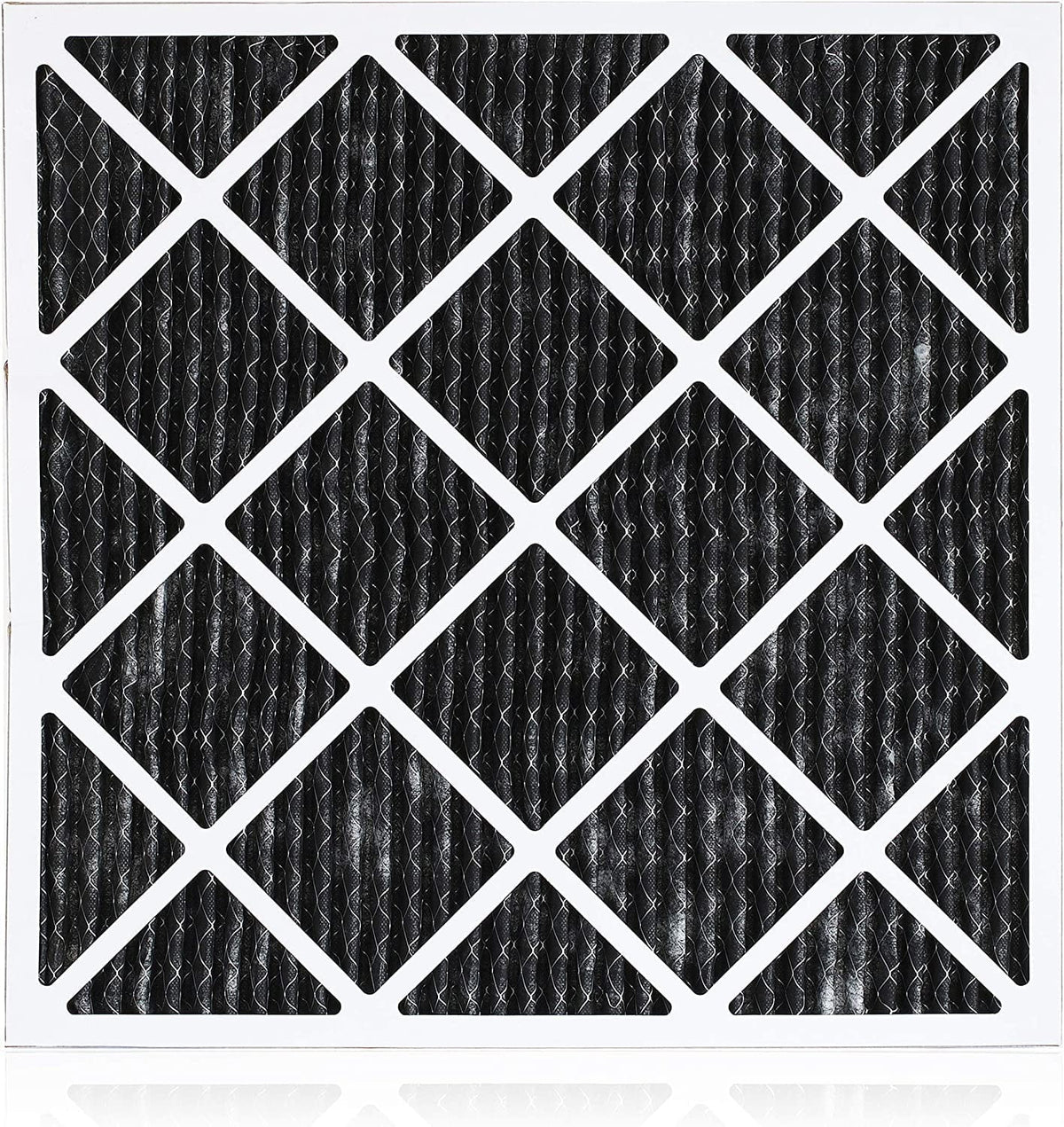 Filterbuy 12x12x1  8 Odor Eliminator Pleated   Furnace Air Filters with Activated Carbon (12-Pack)