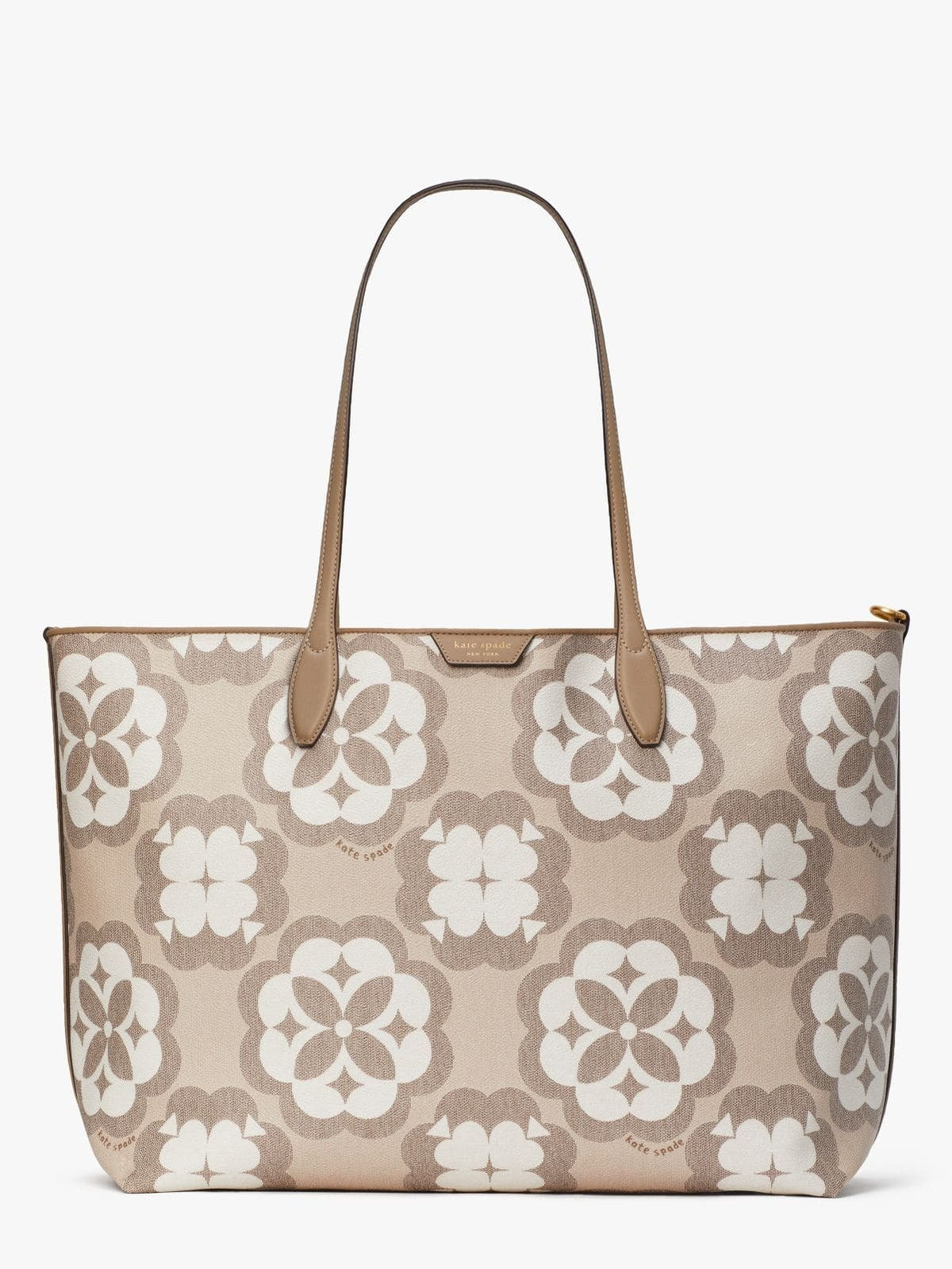 Spade Flower Monogram Sutton Large Tote