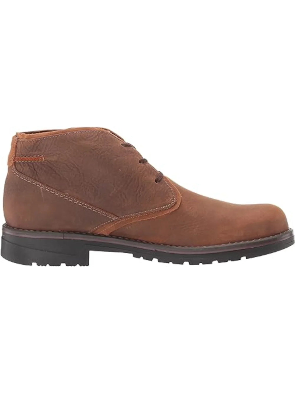 Mens Brown Water Resistant Cushioned Removable Insole Morris Peak Round Toe Lace-Up Chukka Boots 8