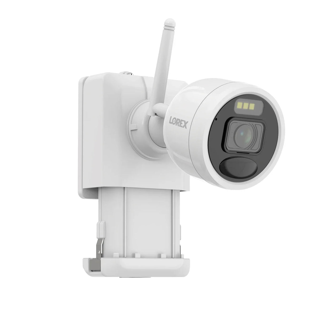 Lorex 2K 4.0- 8-Camera-Capable 32-  System with 4 Outdoor Wi-Fi Battery Security Cameras, White, -4AA4-, -4AA4-