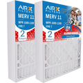 20x25x5 Air Filter  11 Comparable to  1000,  1200 &  7 Compatible with Goodman / Amana -1056 Premium  Made 20x25x5 Furnace Filter  11 - 2 pack by     .